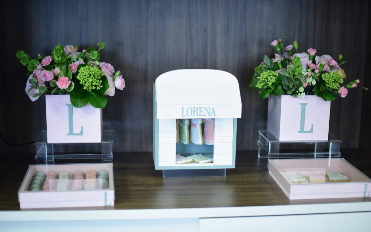 Detalhes da decora&ccedil;&atilde;o do quarto da maternidade