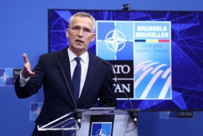 Secretário-geral da Otan afirma que Putin quer 'usar inverno como arma de guerra'