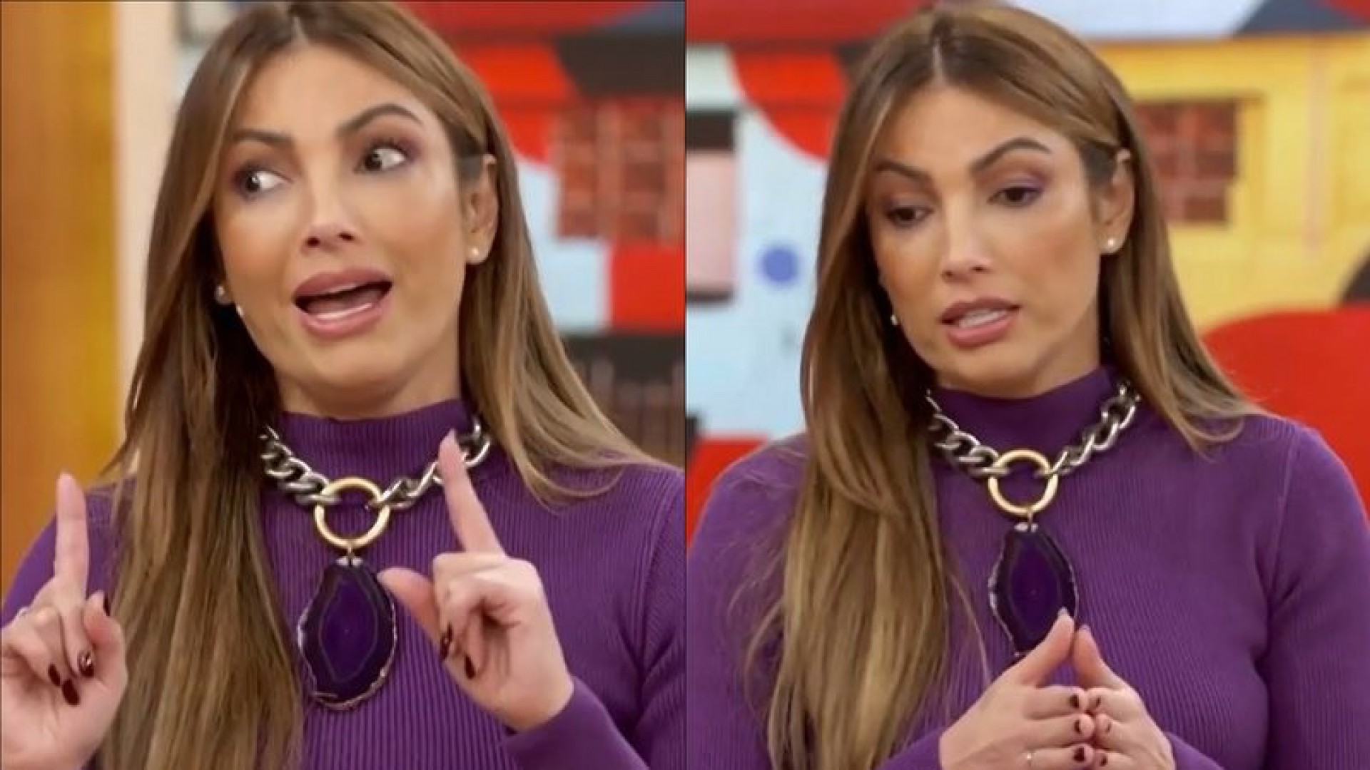 Patrícia Poeta conta no 'Encontro' que tem tatuagem na costela - Reprodução