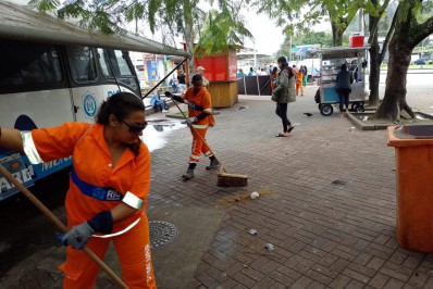 Eleições: Comlurb terá mais de dois mil garis nas ruas, neste domingo