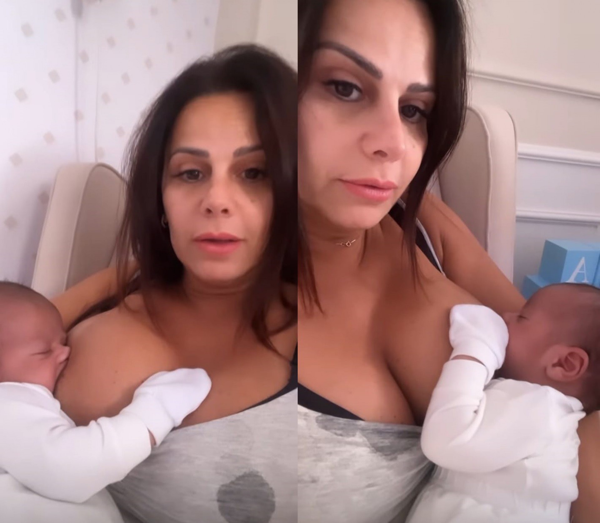 Viviane Araújo relatou noite agitada cuidando do filho - Reprodução/Instagram