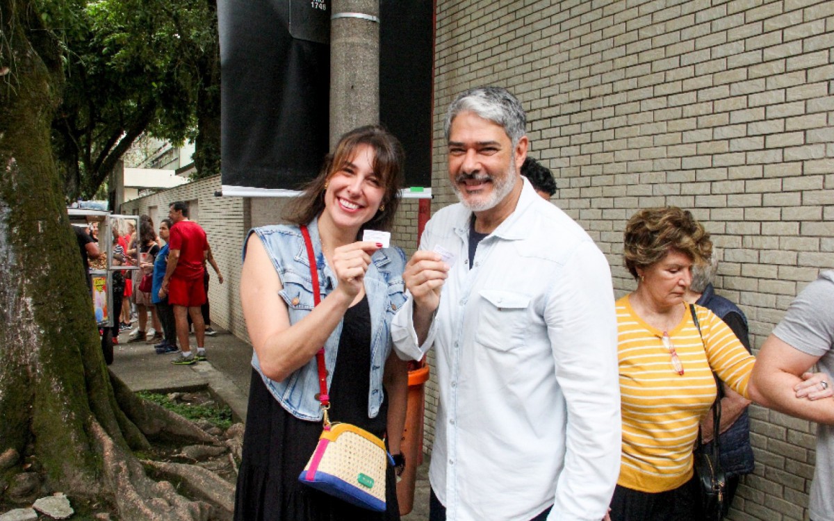 Natasha Dantas e William Bonner