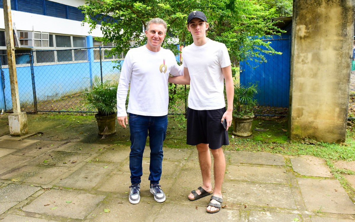 Luciano Huck e Joaquim