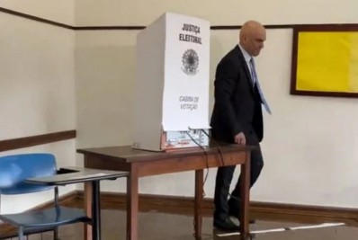 Moraes vota em São Paulo e crê em 'resultados com tranquilidade' até o fim do dia