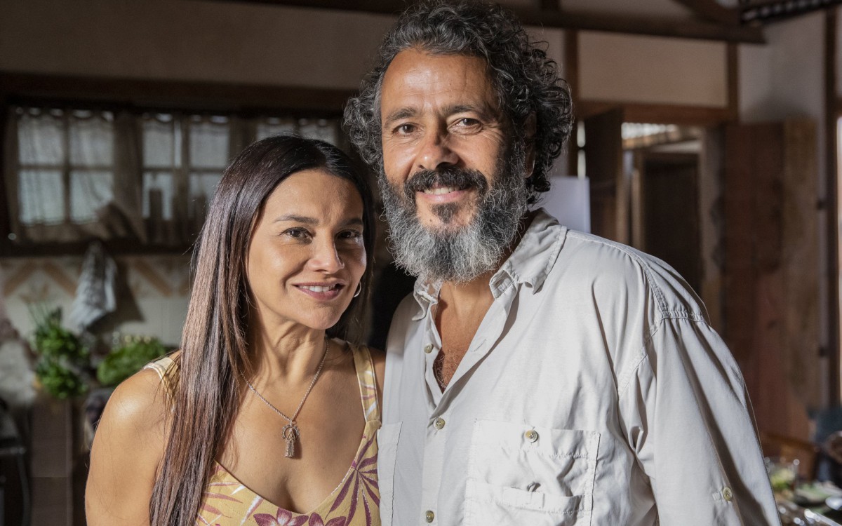 Filó (Dira Paes) e José Leôncio (Marcos Palmeira) - Fabio Rocha / TV Globo