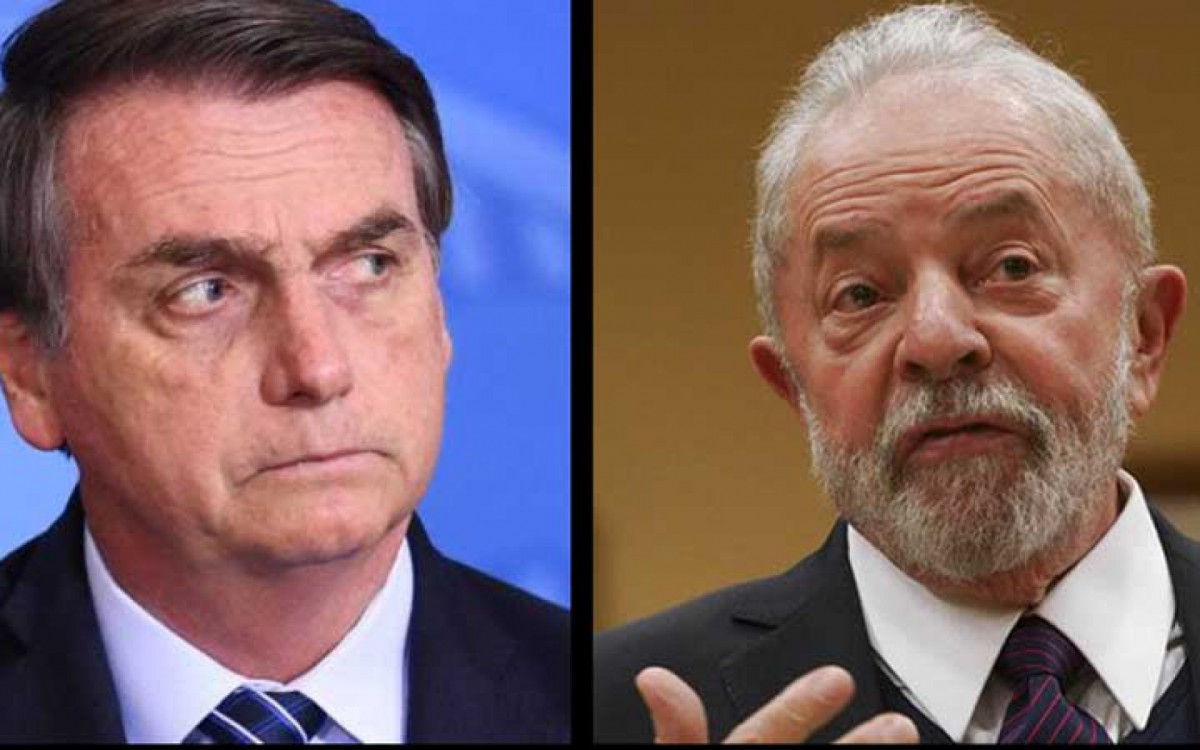Ex-presidente Luiz In&aacute;cio Lula da Silva (PT) e o presidente Jair Bolsonaro (PL) disputar&atilde;o o segundo turno - Reprodu&ccedil;&atilde;o