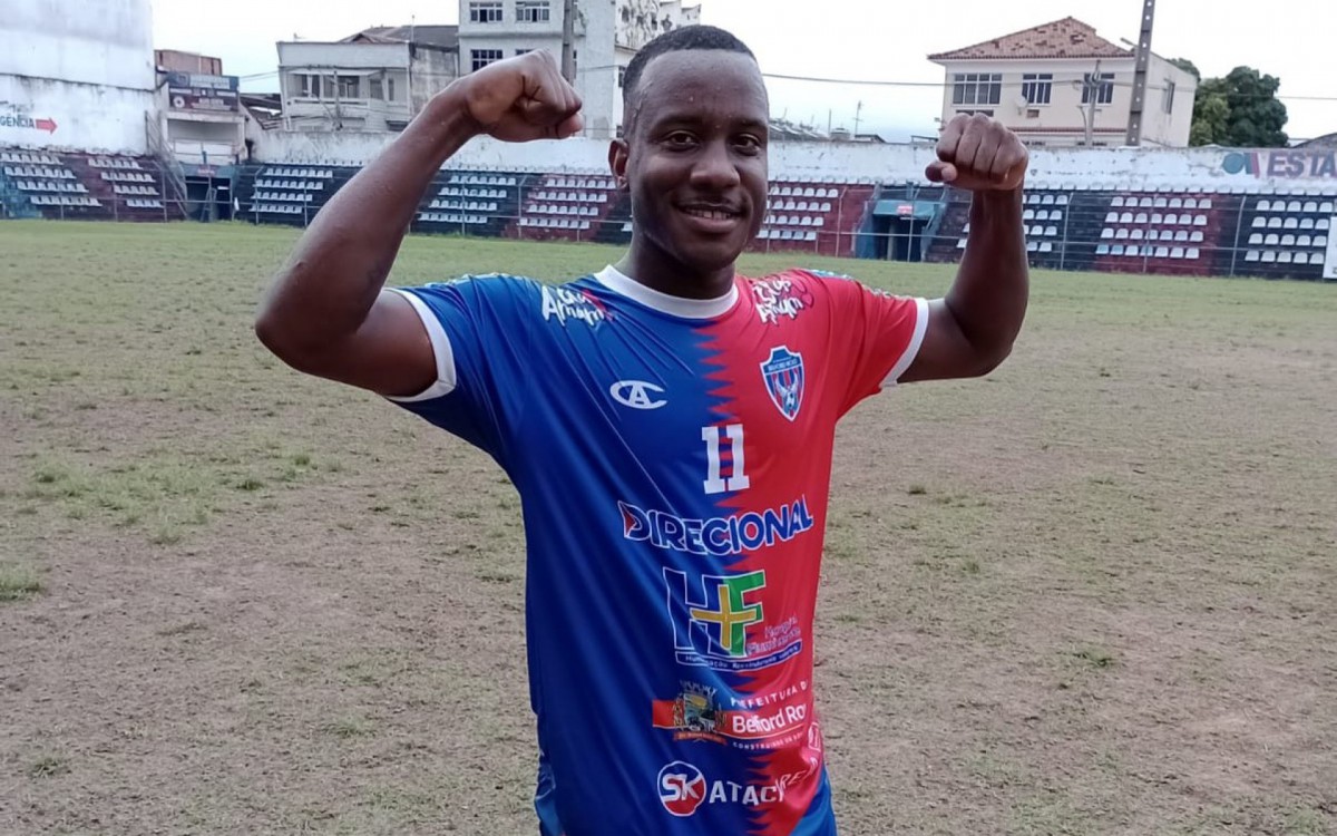 O atacante Hudson Moreira marcou o gol da vitória sobre o Ceres