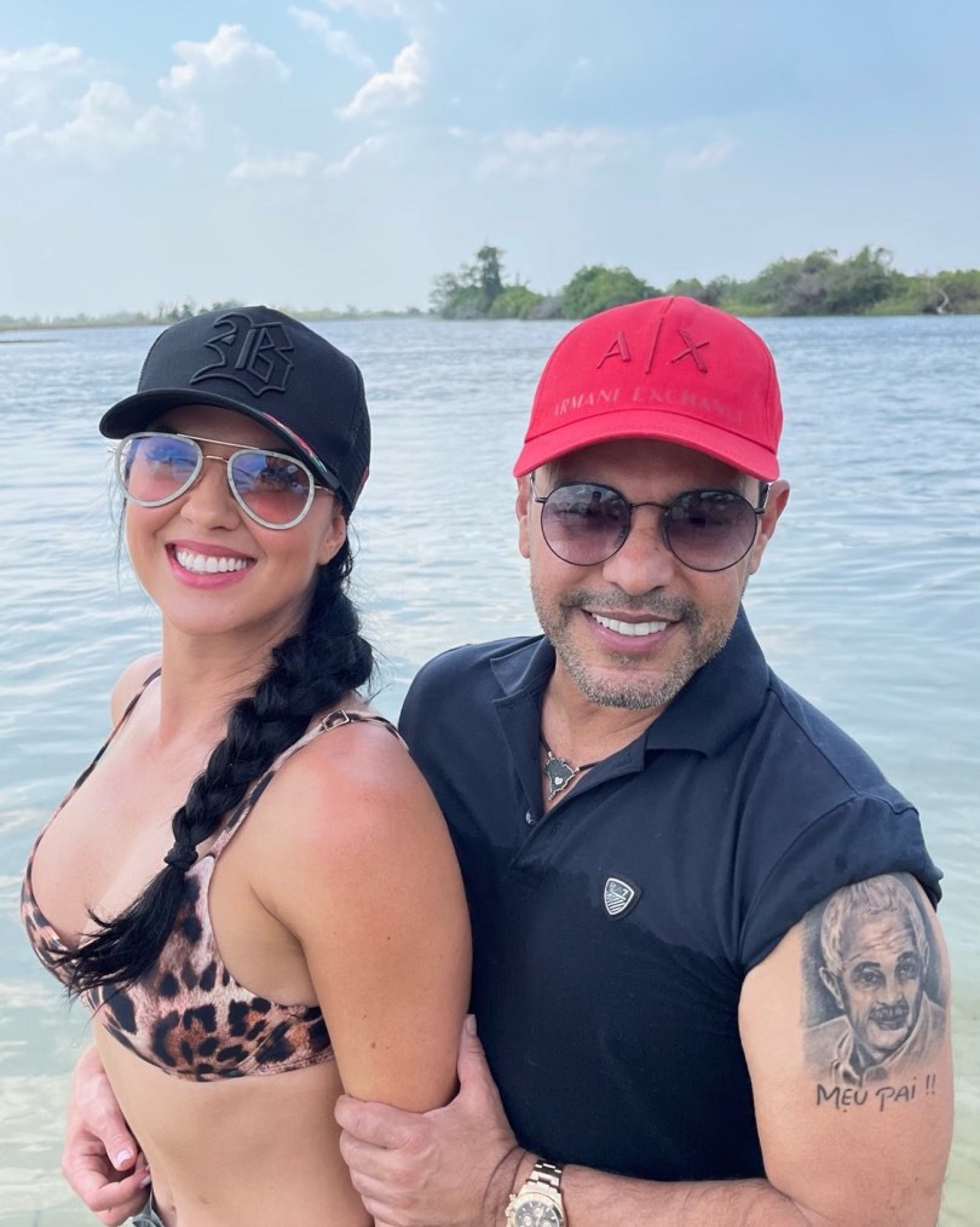 Graciele Lacerda e Zezé Di Camargo - Reprodução Internet