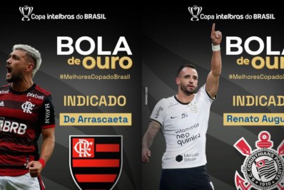 Arrascaeta e Renato Augusto disputarão a Bola de Ouro da Copa do Brasil