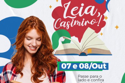 Evento 'Leia, Casimiro!' terá programação extensa em Barra de São João