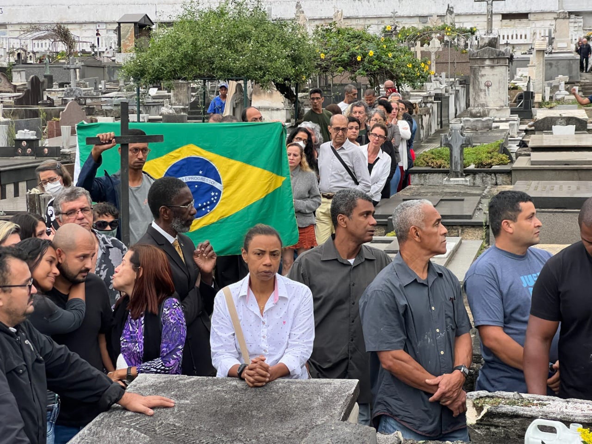 Márcio Antônio foi enterrado no Cemitério São João Batista, no bairro de Botafogo, na Zona Sul do Rio - Divulgação/ONG Rio de Paz