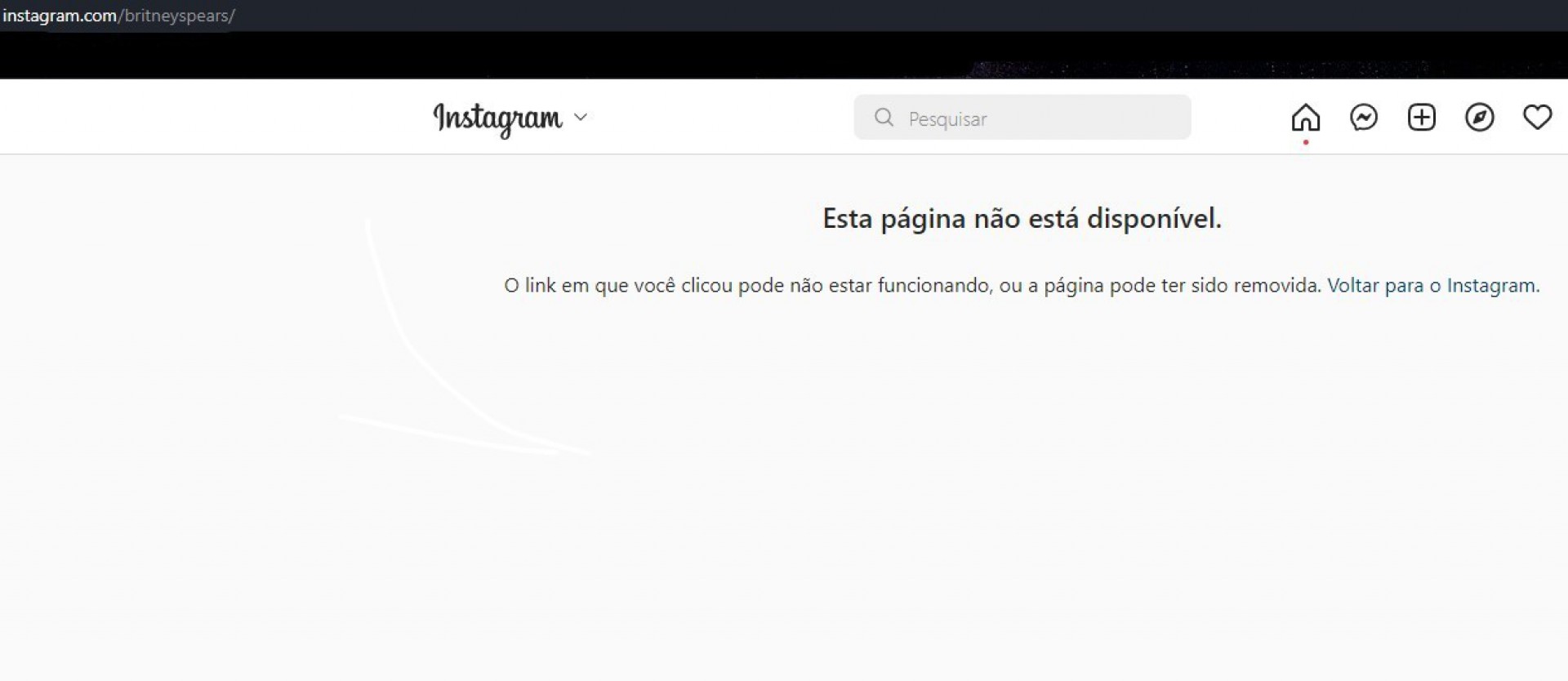 Britney Spears desativou sua conta do Instagram após comentário da mãe - Reprodução/Instagram