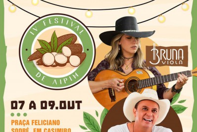 4º Festival de Aipim acontece nos dias 7, 8 e 9 de outubro em Casimiro de Abreu