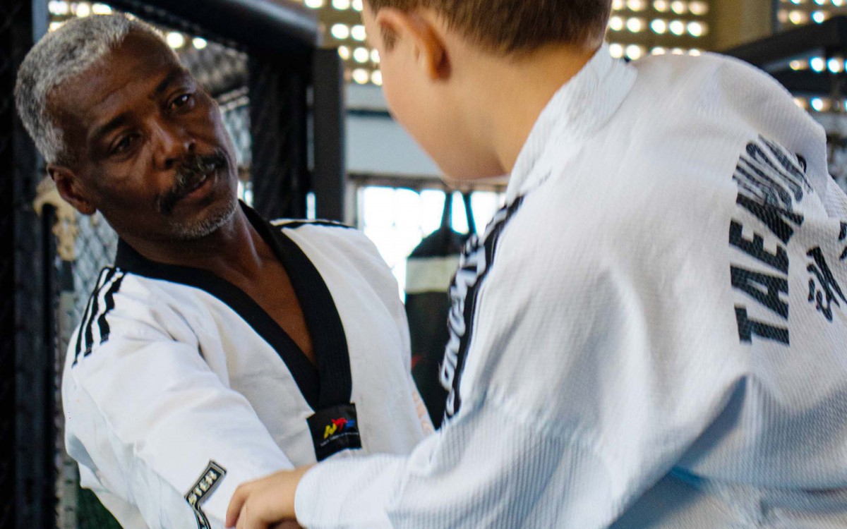 A equipe de taekwondo foi coordenada por mestre Denilson Alexandre