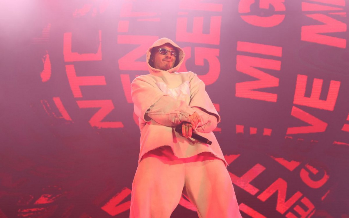 J. Balvin se apresenta no Vivo Rio, na noite desta quarta-feira