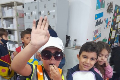 Ronda Escolar visita novas unidades escolares com projeto de conscientização sobre trânsito