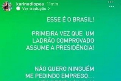 Bolsonarista perde emprego após ameaçar demitir eleitores do PT