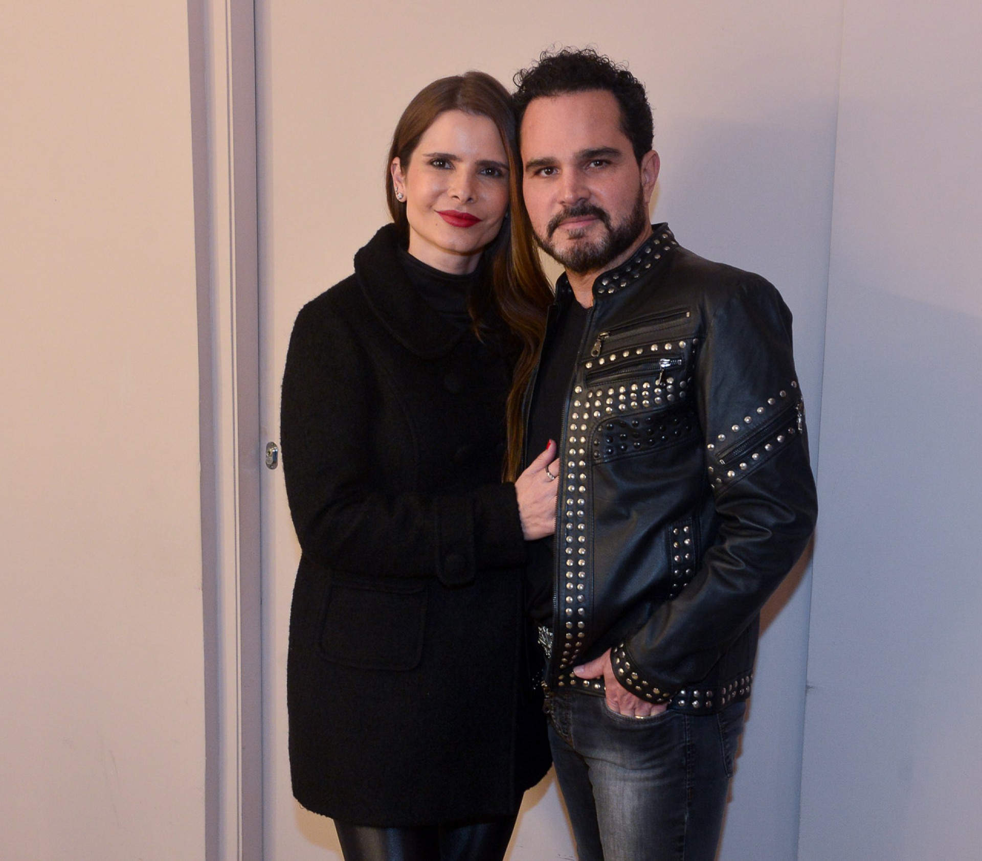 Luciano e a mulher, Flávia Fonseca - Francisco Cepeda  / Ag. News