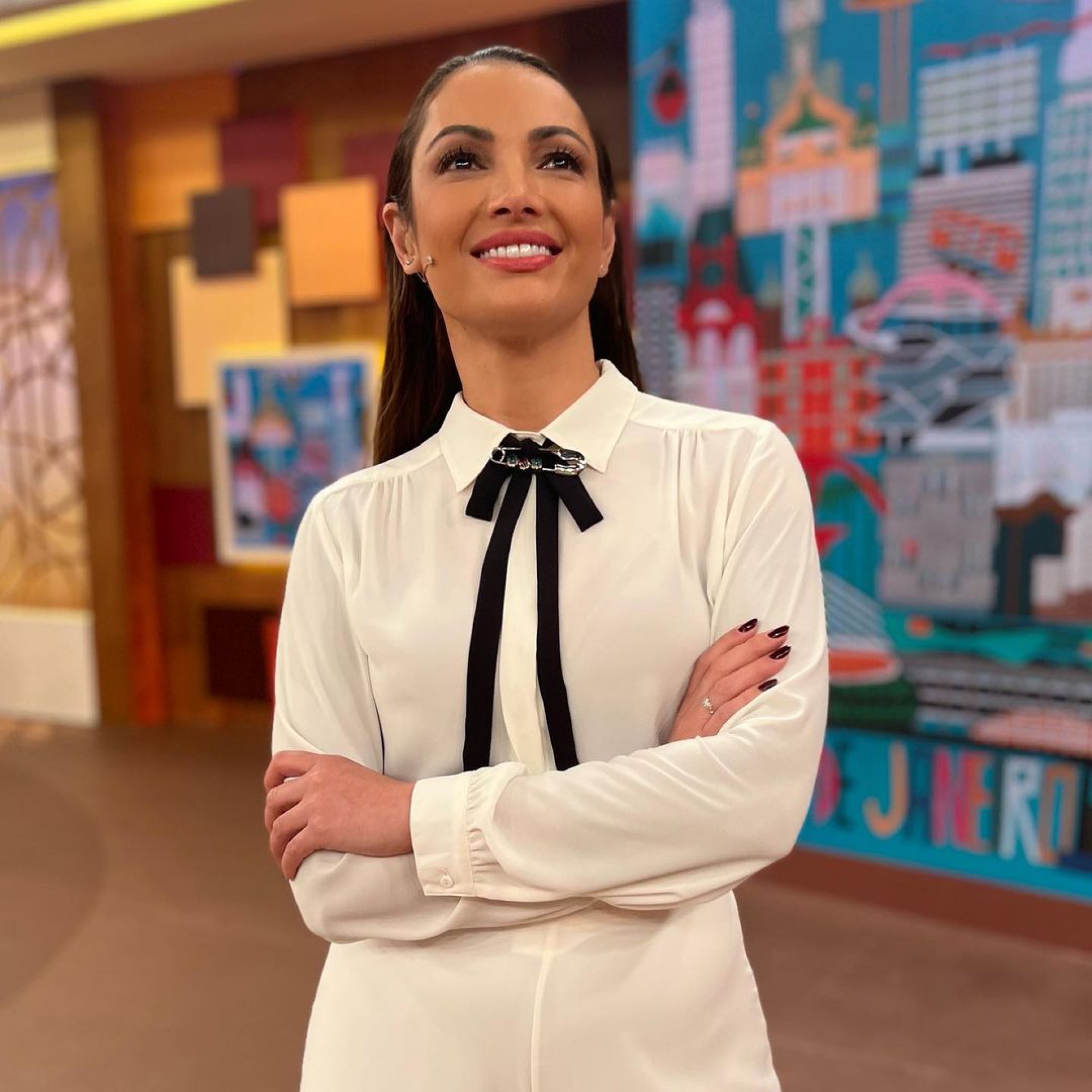 Patrícia Poeta é a apresentadora do 'Encontro' - Reprodução Internet