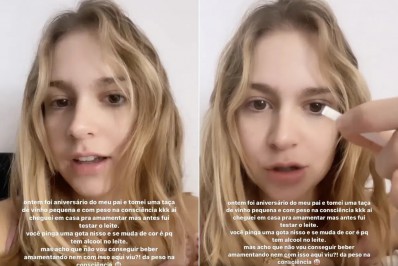 Isabella Scherer testa próprio leite após beber vinho: 'Peso na consciência'