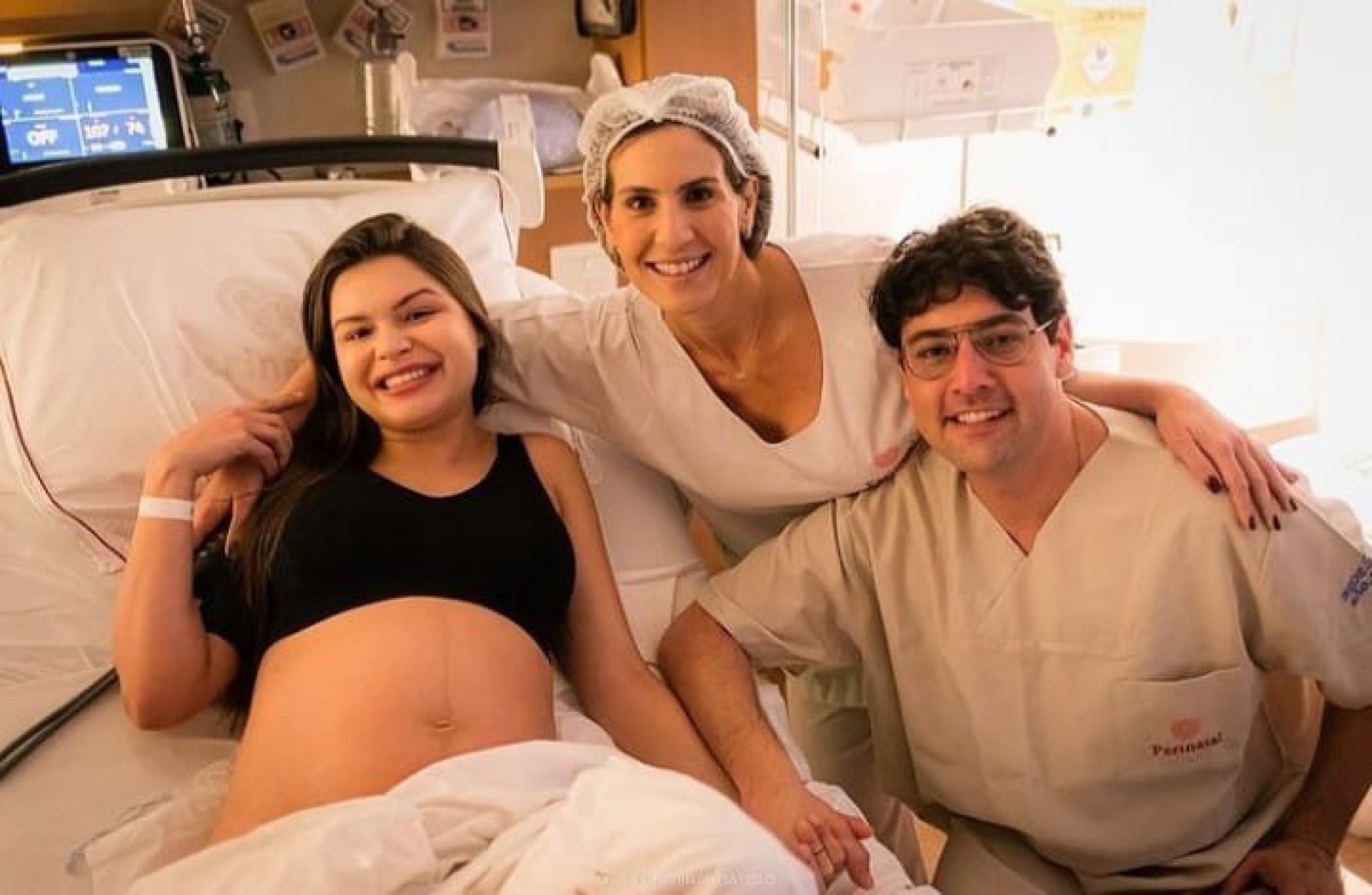 Marcela, irmã de Bruno de Luca, ajudou na chegada da sobrinha  - Reprodução/Instagram