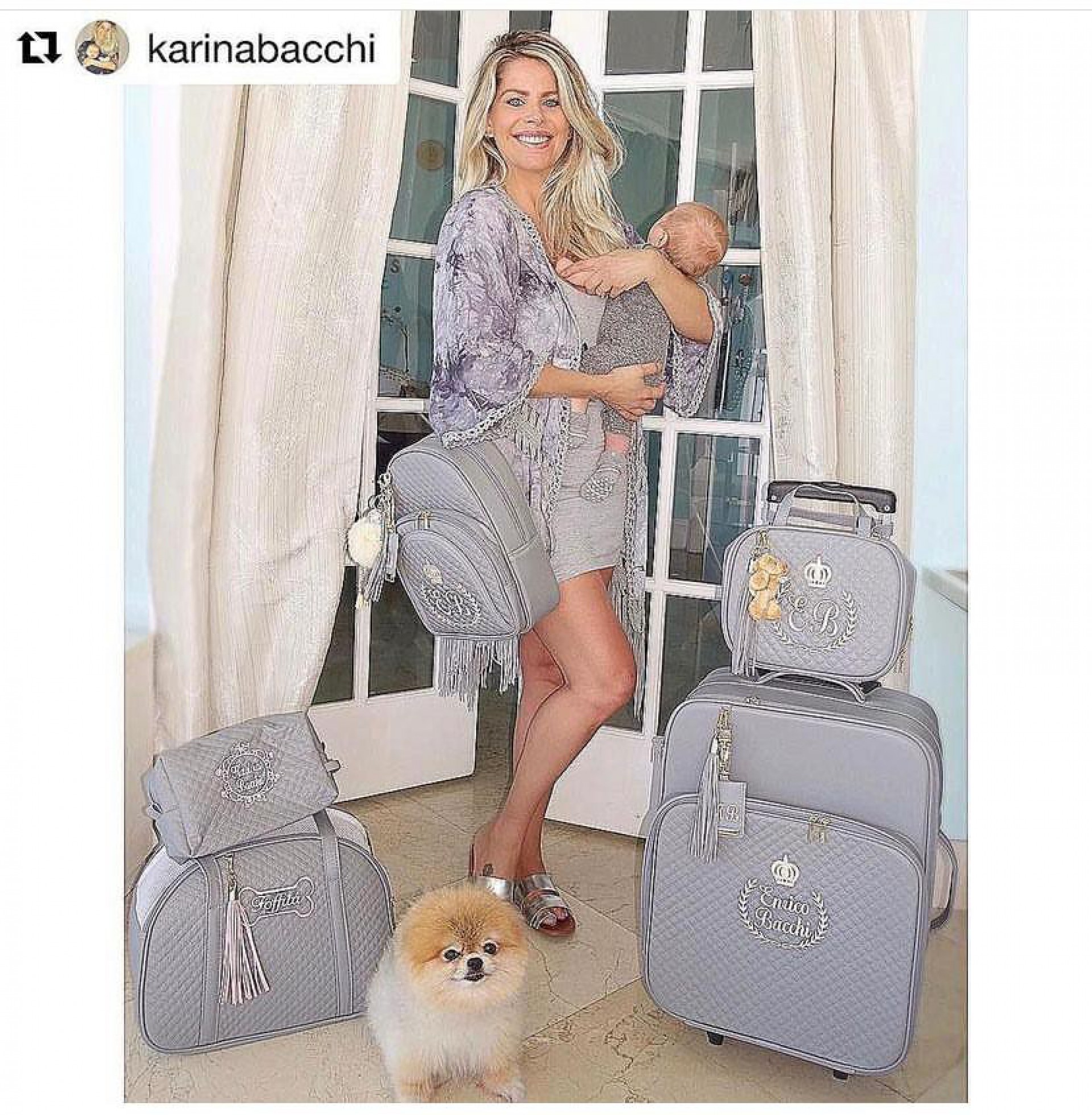 A empresa utilizou a imagem de Karina Bacchi para promover seus produtos e enganar seus clientes - Polícia Civil