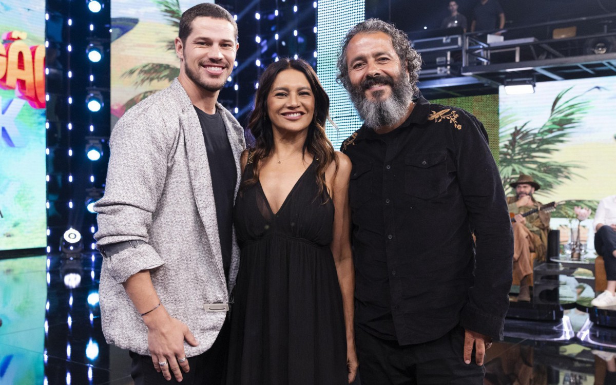 José Loreto, Dira Paes e Marcos Palmeira, de 'Pantanal', estarão no 'Domingão' - Globo/Victor Pollak