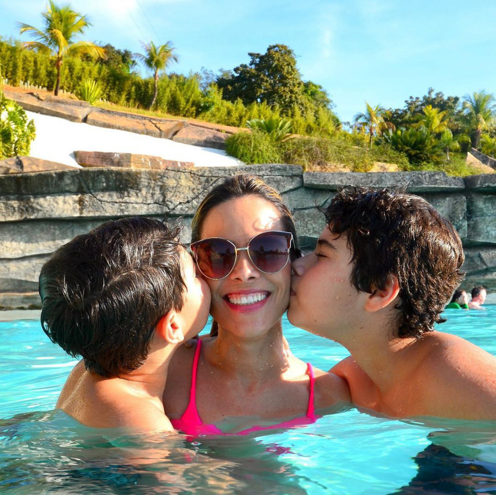 Wanessa Camargo com os filhos - Reprodução do Instagram