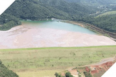 Barragem em Santa Bárbara entra em nível 1 de alerta de segurança