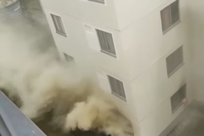 Incêndio assusta moradores em Teresópolis