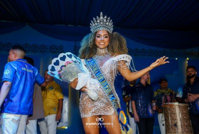 Mayara Lima é coroada rainha de bateria do Paraíso do Tuiuti: 'Eterna passista'