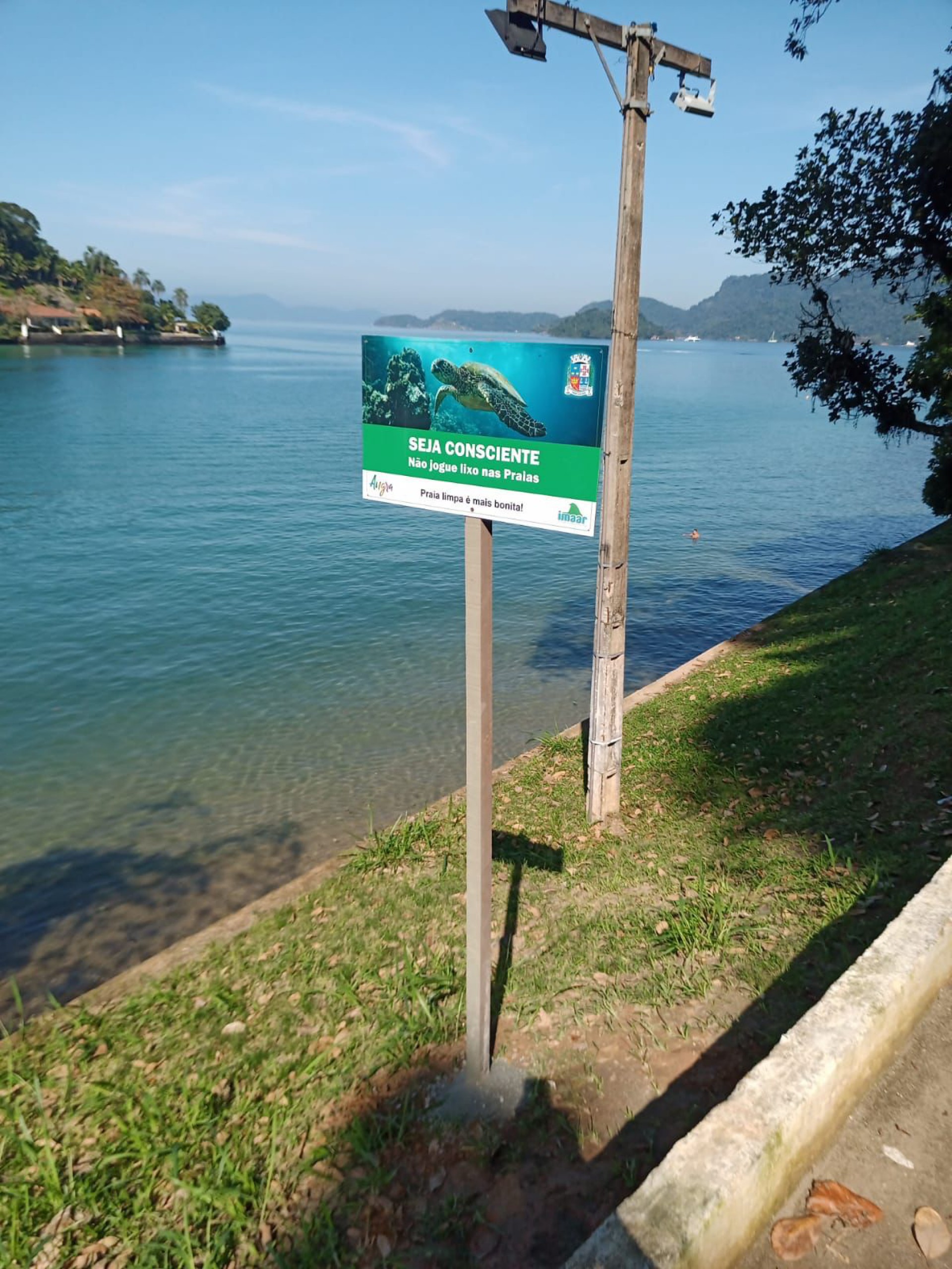 Placas educativas de preservação ambiental. - Divulgação/Imaar