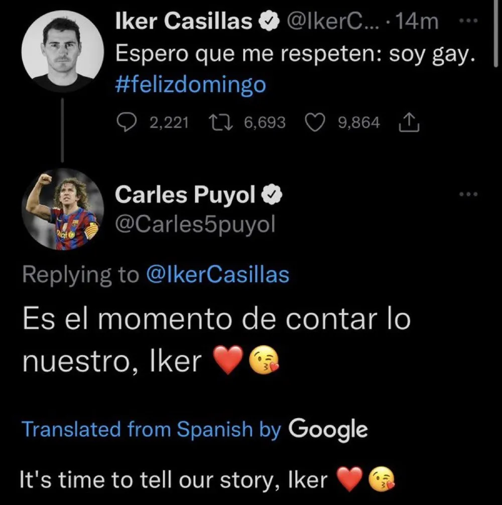 Postagem pol&ecirc;mica de Casillas teve  resposta de Puyol   - Reprodu&ccedil;&atilde;o de internet