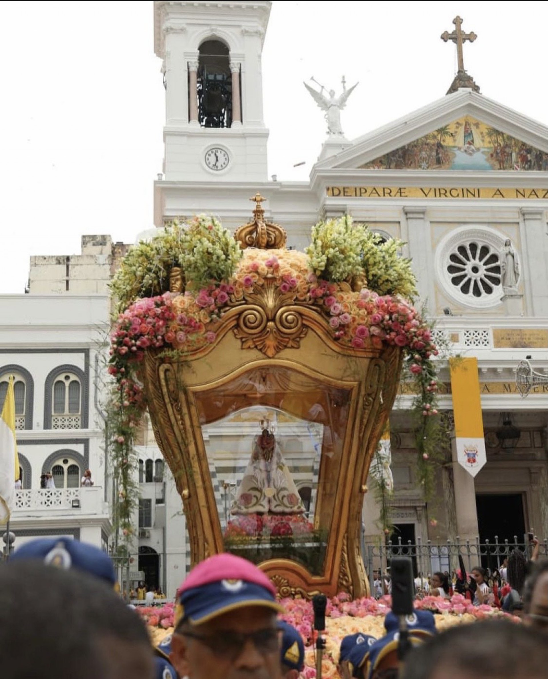 Milhares foram até Belém para ver a imagem - Divulgação/Prefeitura do Pará