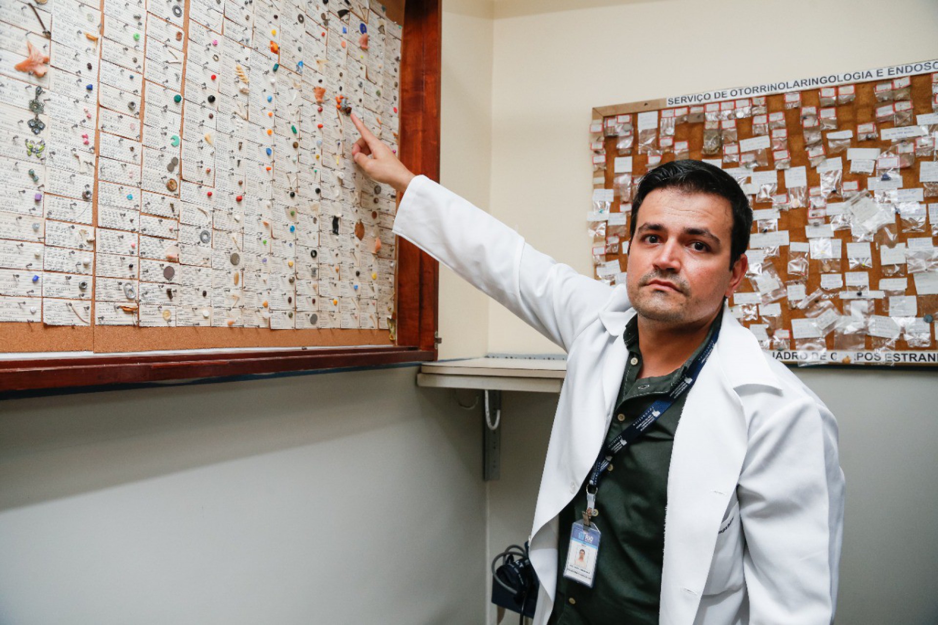 Hospital Souza Aguiar realiza cerca de cinco mil atendimentos por ano para a retirada de corpos estranhos em ouvido, nariz, garganta, brônquios e esôfago - Eduardo Kapps / Secretaria Municipal de Saúde