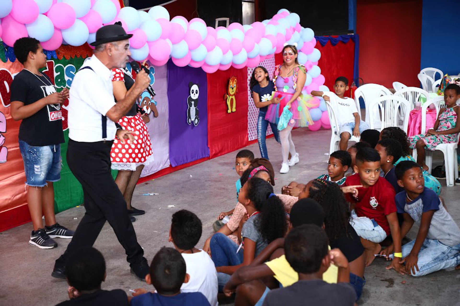 As crian&ccedil;as participaram de brincadeiras e se divertiram durante todo o dia - Divulga&ccedil;&atilde;o / Larissa Oliveira