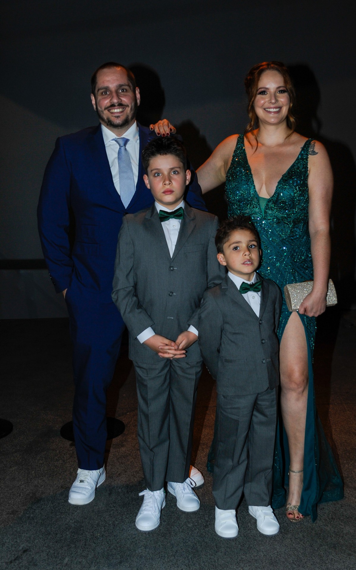 Ligia Abravanel e fam&iacute;lia