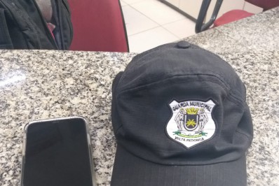 Guarda Municipal detém suspeito de roubar celular no Aterrado