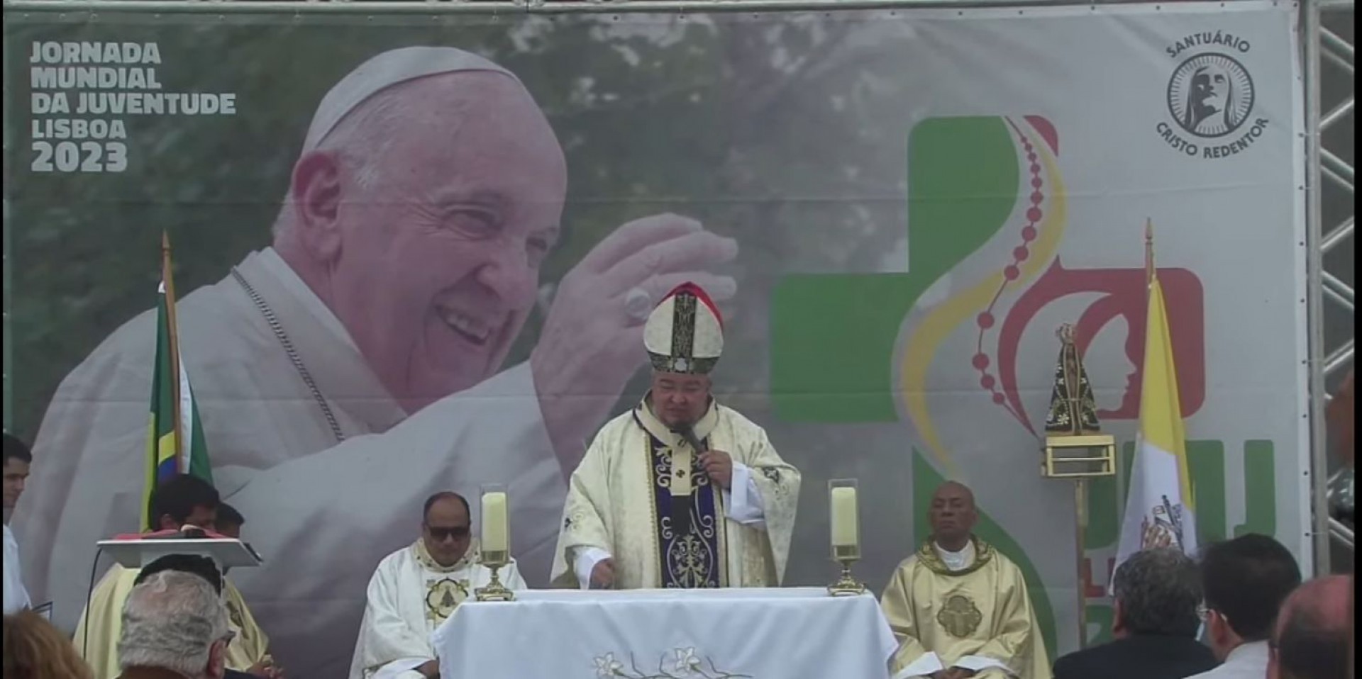 Celebrações em comemoração do aniversário do santuário continuarão ao longo do mês - Reprodução