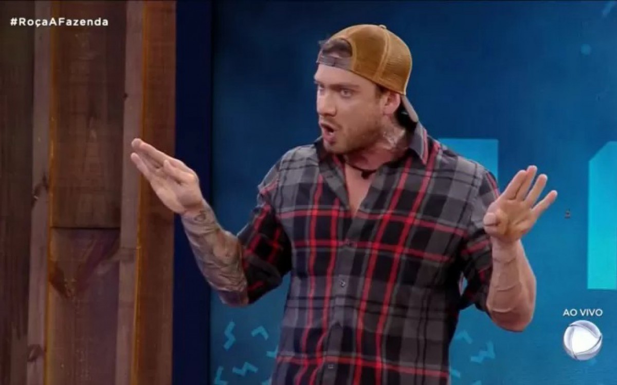 Vini Buttel foi vetado da prova do fazendeiro - Reprodução