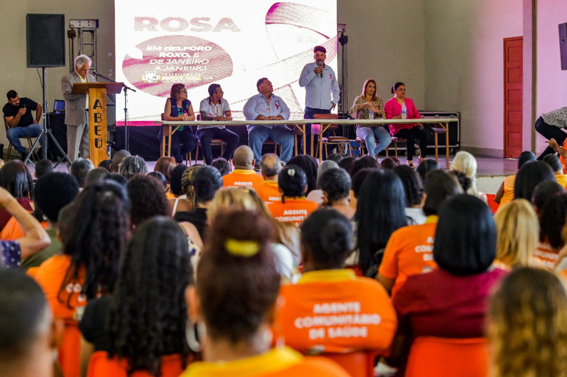 O evento na Uniabeu contou com a participação de ais de 250 agentes - Rafael Barreto / PMBR