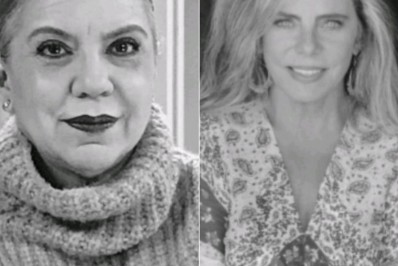 Astrid Fontenelle, Bruna Lombardi e a influencer Tia Má formam o trio do coração 