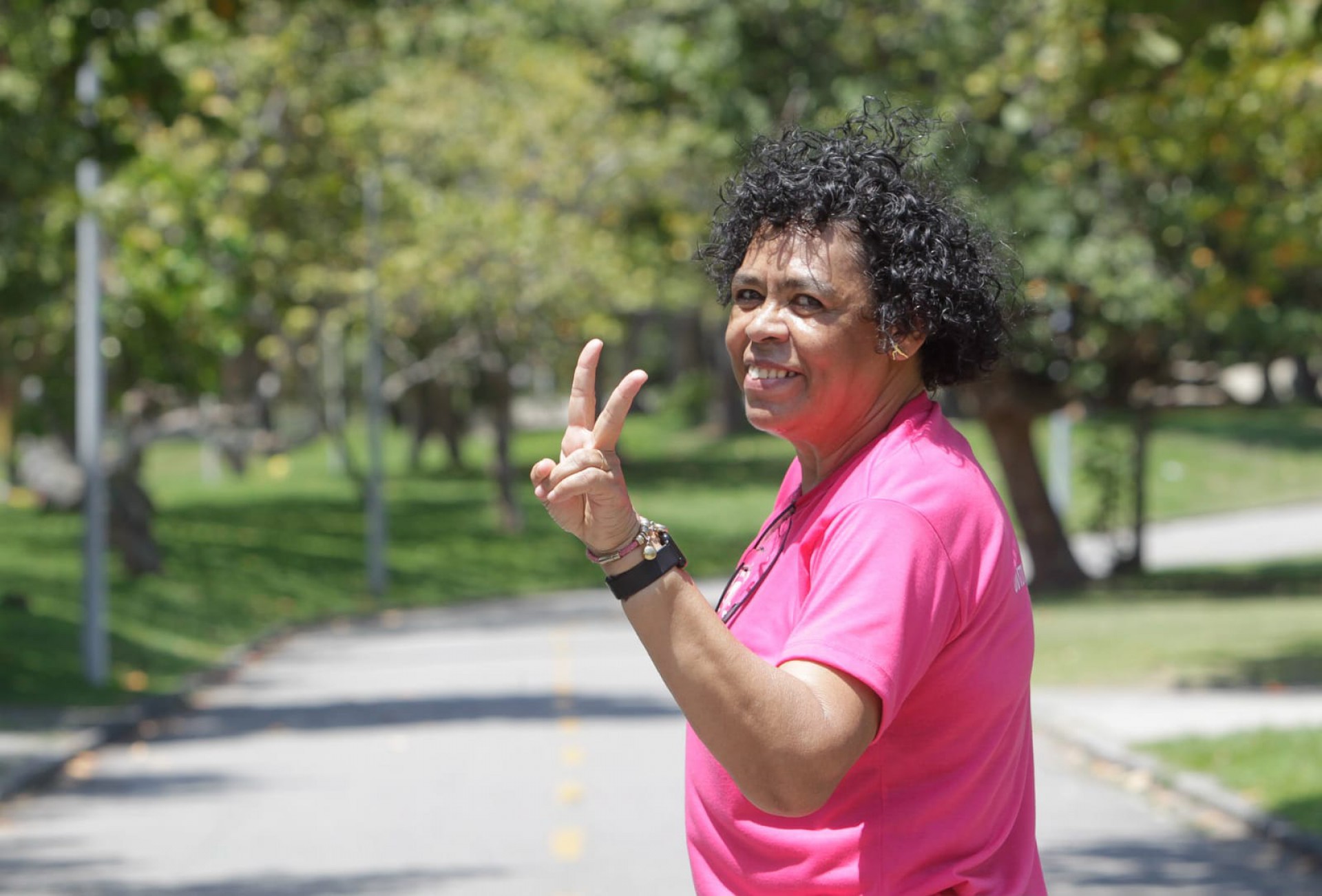 Maria Thereza descobriu a corrida durante seu tratamento de câncer de mama - Reginaldo Pimenta / Agência O DIA