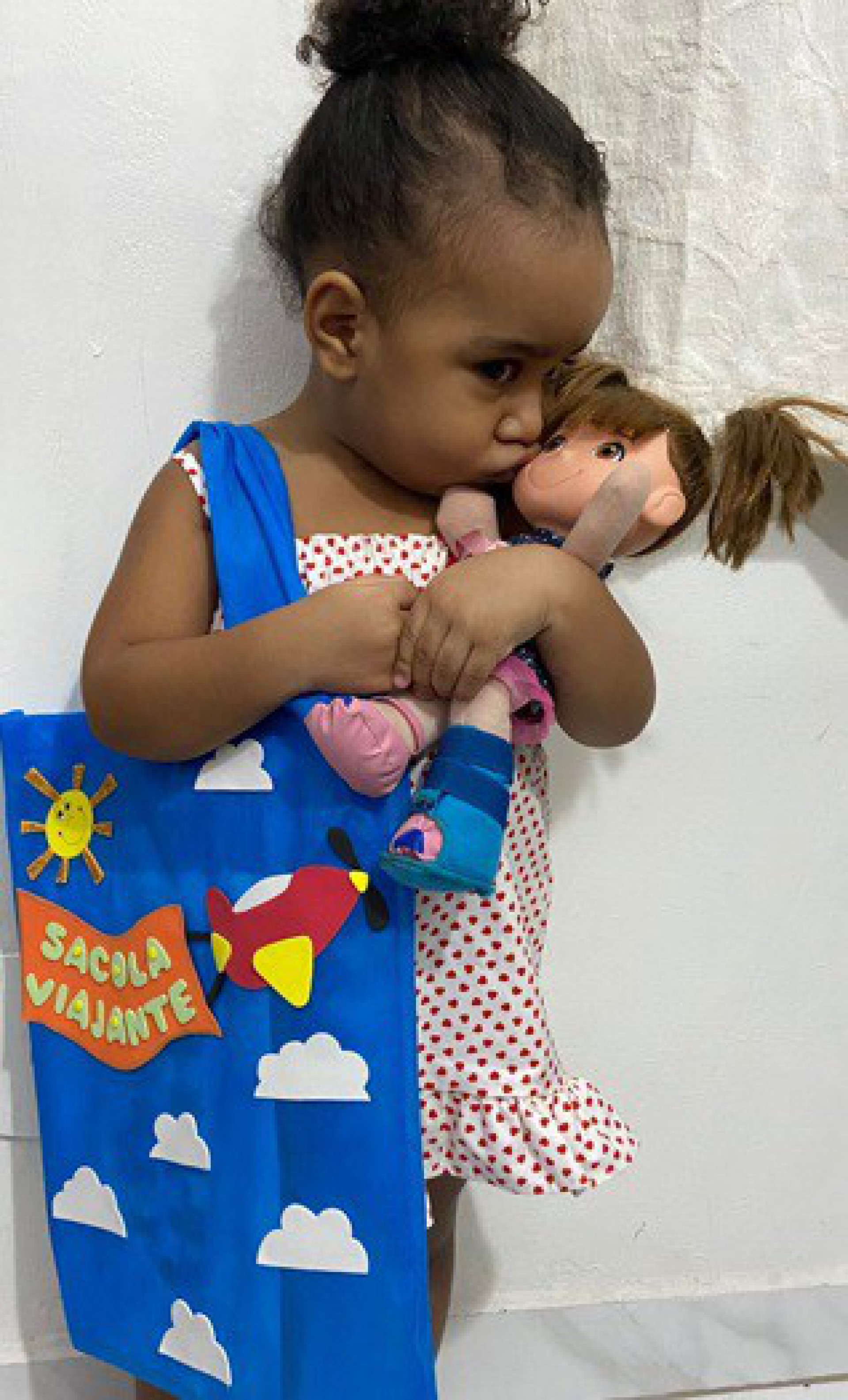 Aluna de escola na Maré no projeto 