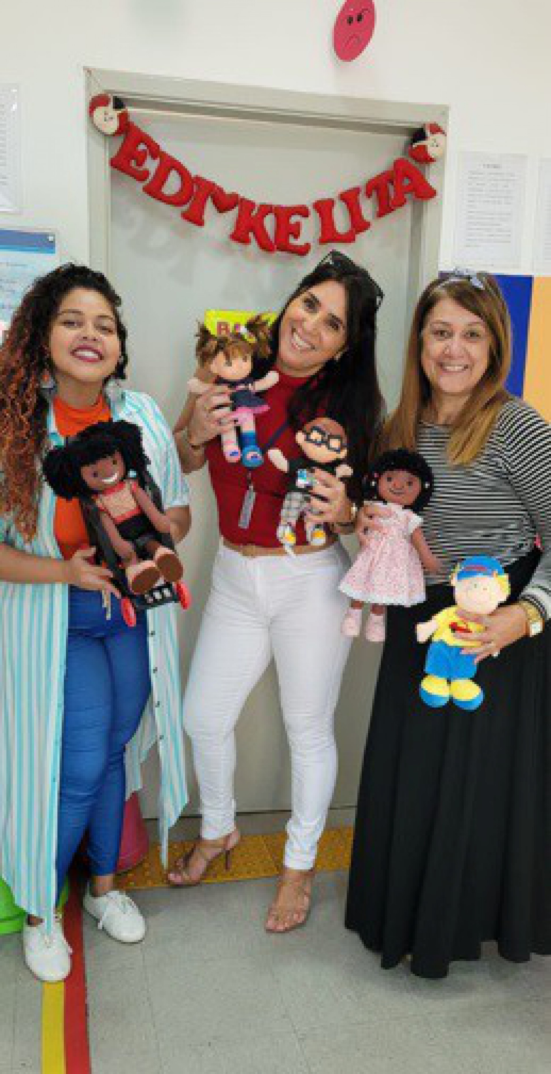 Professoras de escola na Maré no projeto 