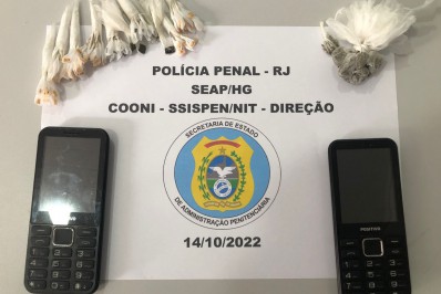 Polícia Penal apreende 16 celulares em revista a unidades prisionais