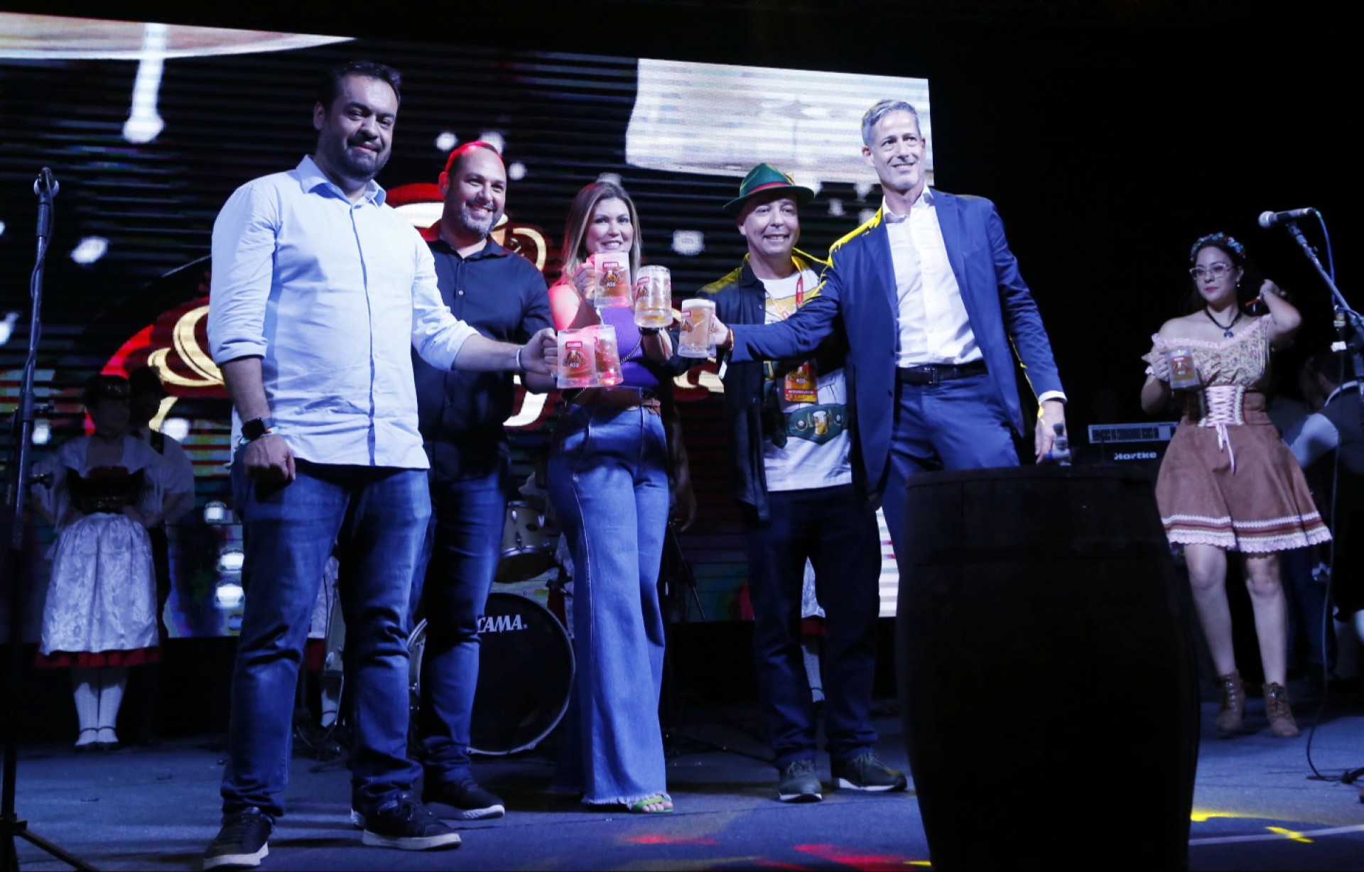 Cláudio Castro participa da abertura da  Oktoberfest Rio - Divulgação