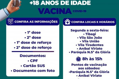 Saúde de Meriti convoca população para vacinação contra a Covid-19