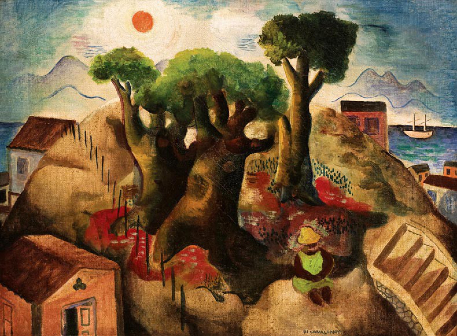 'Morro', de 1928, é um dos destaques da mostra - Divulgação