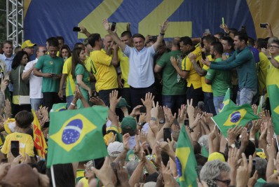 Bolsonaro: na véspera de debate, comício em Meriti e em Campo Grande